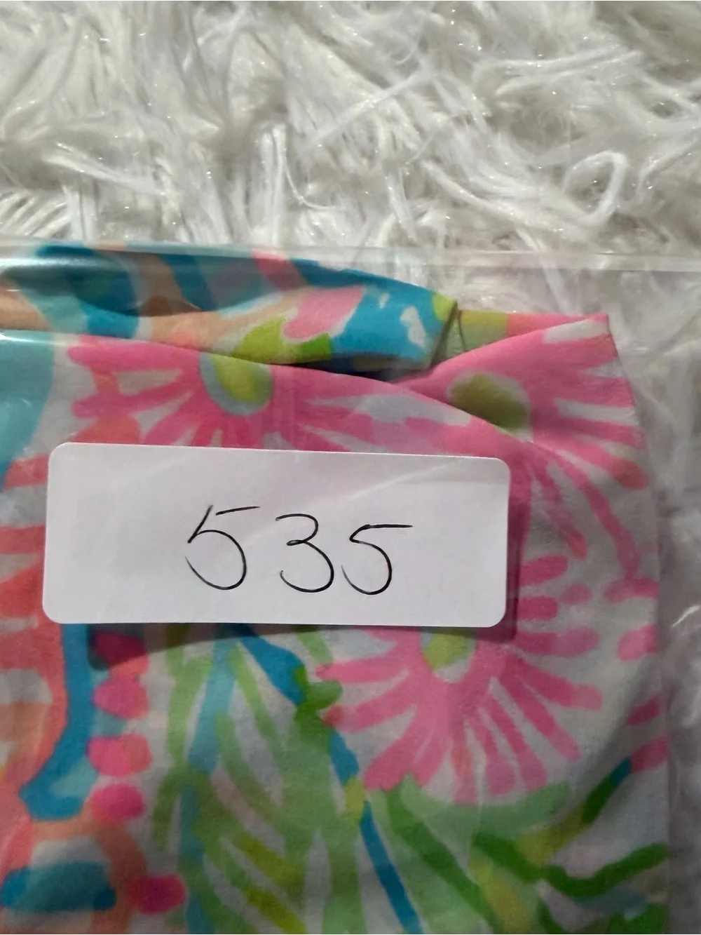 Lilly Pulitzer Womens Silk Elsa Top Size Medium Long Sleeve V Neck Vacation - Picture 7 of 7